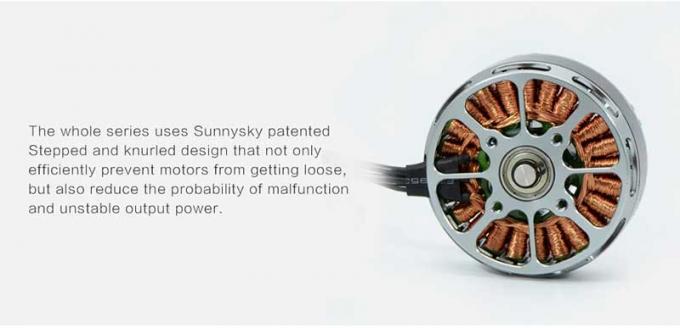 Aerial Heavy Lift Drone Motors 300KV High Efficiency Brushless Motor 2