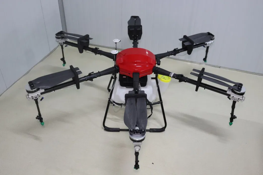 Blue Carbon Fiber Drone Frame 1648mm Rack Wheelbase 17L Pill Capacity 1