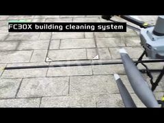 DJI FlyCart 30 50m high  Building cleaning  Tethered drone system