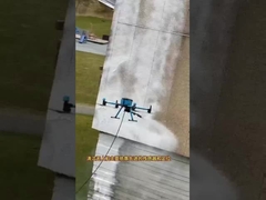 DJI FlyCart 30 high  Building cleaning  Tethered drone system