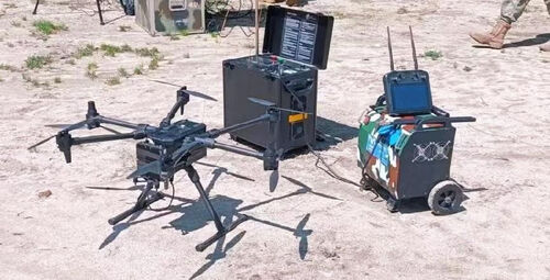 Latest company news about Myuav MESH tether drone system air-to-ground 108 km distance test
