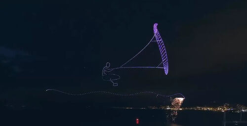 Latest company news about 800 Chinese drones take off in France!
