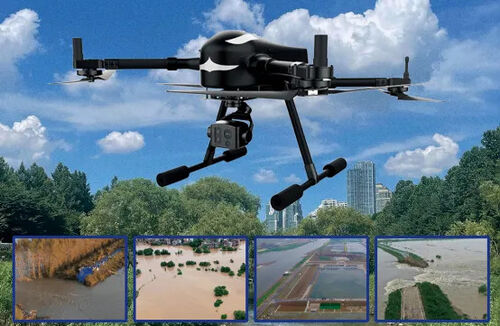 Latest company news about Unmanned aerial vehicles help emergency flood control, intelligent inspection monitoring and early warning of river during flood season