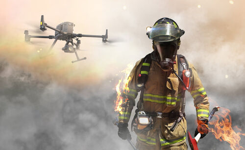 Latest company news about Tethered powered fire monitoring drone
