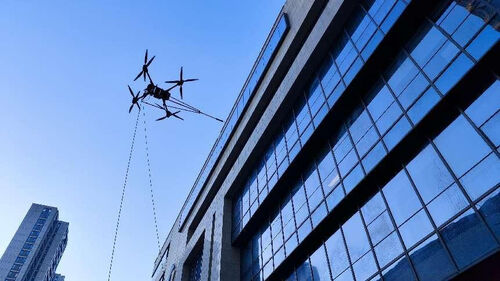 Latest company news about The first year of drone building cleaning: MYUAV FC30X cleaning drone