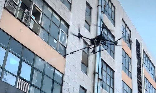 Latest company news about MYUAV FC Dual Tethered Aerial Cleaning Drone: The Stable Star of Building Washing Operations