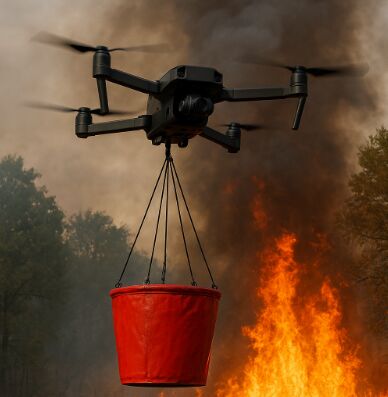 Latest company news about MYUAV tethered fire bucket: supports scenario customization, reduces procurement costs for overseas customers
