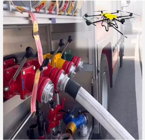Latest company news about Adaptation and advantages of fire hoses in unmanned aerial vehicle firefighting