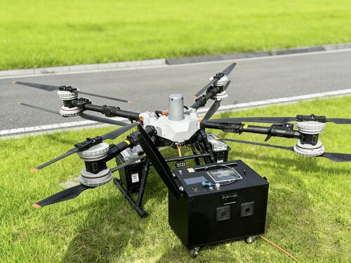 Latest company news about 60 Meters Above the Ground! MYUAV FC100X Dual-Tethered Firefighting Drone Undergoes Field Test