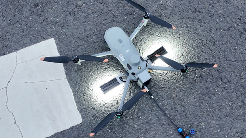 Latest company news about Arrive Light, Illuminate Instantly | Field Application of the DJI M4 Tethered Lighting System